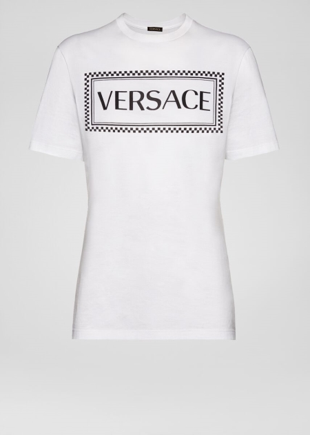 Versace Sustainable 90s Vintage Logo T-shirt Dam - 075846OTJ